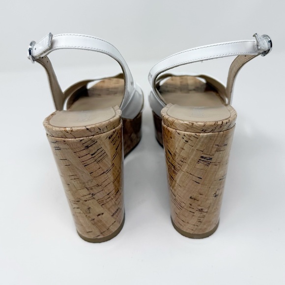 New Stuart Weitzman Carmen Wedge Sandal Sz US 9.5B - Picture 6 of 10